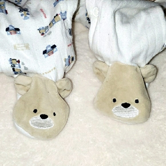 Bundle of Teddy Bear Footies, All Size 3-6 months - Picture 14 of 14
